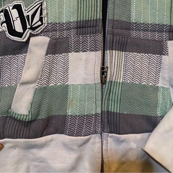 Vintage Volcom Hoodie Zip up size medium‎ thick skate surf - Picture 5 of 11
